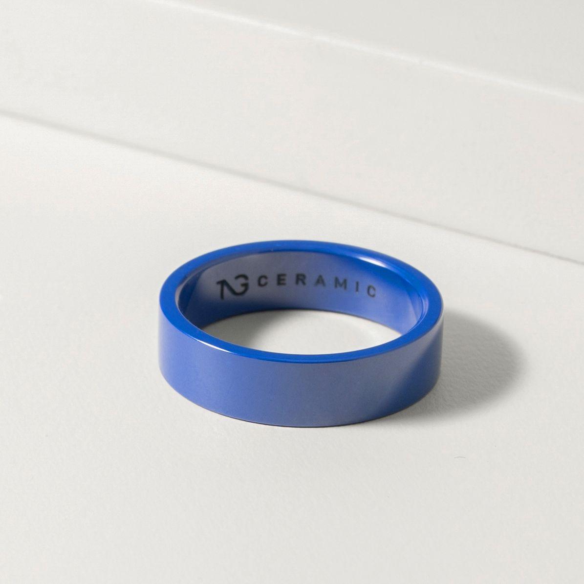 POLISHED SMOOTH COBALT RING - Image 2