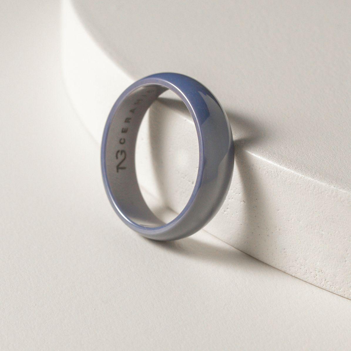 POLISHED CURVED LAVENDER RING