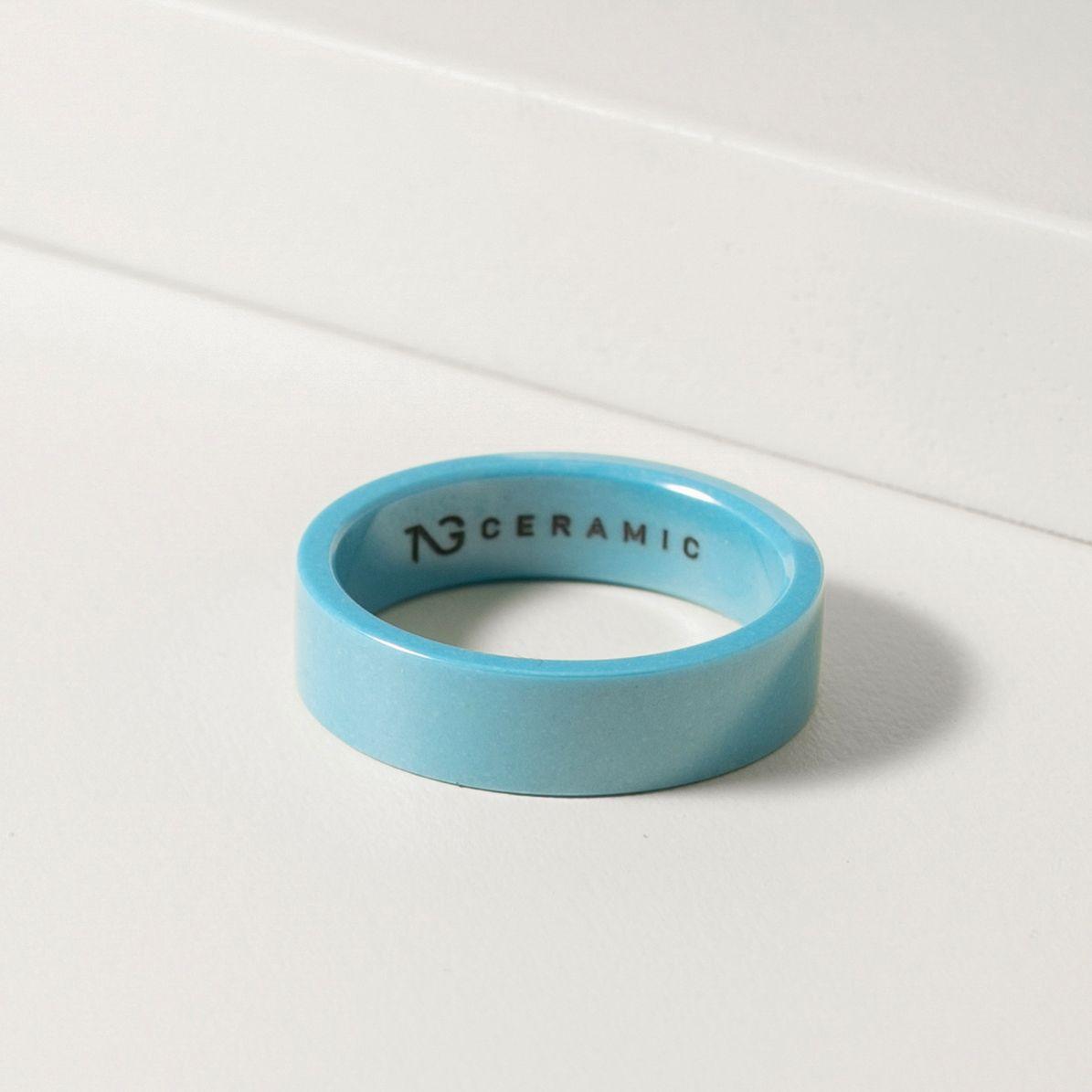 POLISHED SMOOTH TURQUOISE RING - Image 2