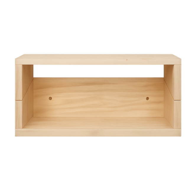 Estantaria modular de madera de pino